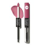 Revlon ColorStay Overtime Lipcolor, Dual Ended Longwearing Liquid Lipstick with Clear Lip Gloss, with Vitamin E in Pink, Infinite Raspberry (005), 0.07 oz