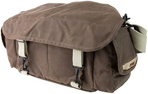 Domke F-2 Original Shoulder Bag 700-02A (Ruggedwear Brown) for Canon, Nikon, Sony, Leica, Fujifilm & Olympus DSLR or Mirrorless Cameras with Space for Multiple Lenses up to 300mm and Accessories