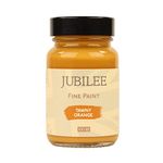 Guild Lane Jubilee Fine Paint - Tawny Orange - Furniture, Metal, Fabric, Glass & More - Indoor & Outdoors - Water-Based Acrylic Paint - 60ml Jar