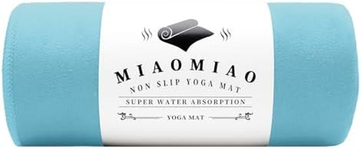 MIAOMIAO Non-Slip Hot Yoga Towel Set,Super Absorbent Microfiber in, 24.5" x 72" - Anti-Slip, Injury Free Design for Pilates, Yoga Mats, Exercise, and Fitness Gear