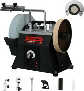 BUCKTOOL 250mm Variable Speed Sharpener – Wet Stone Grinder