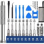 Game Console Repair Tool Kit: TOPWAY Mini Screwdriver Set for PS4 PS5 Nintendo Switch Xbox, 23 in 1 with Y00 Y2.5 T6 T8 T9 T10 Bits Compatible for JoyCon Console Controller