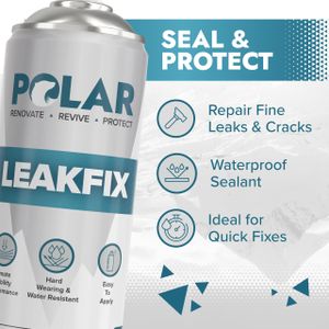Polar Leak Fix Spray, Clear 400ml – Instant Waterproof Sealant for Roofs, Pipes & Gutters