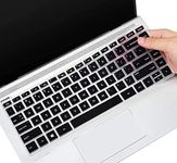 Oaky Keyboard Cover Compatible with 14" HP Pavilion x360 2-in-1 14-BW010NR Touch Screen Laptop Ultra Thin Silicon Black Keyboard Skin Protector