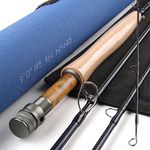 Maxcatch Nano Series Fly Fishing Rod, Nano Technology Construction (8wt 9'0'' 4pc, Nano Series)