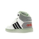 adidas Hoops Mid 2.0 I, Unisex Babies Slippers, Multicolour (Ftwbla/Negbás/Placen 000), 5k UK (21 EU)