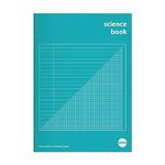 RHINO Science Book, A4, 64 Pages, 8mm Ruled with Alternate 2:10:20 Graph Paper, SDSC2Y-0