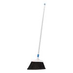 Amazon Basics Heavy-Duty Outdoor Broom, Blue&White