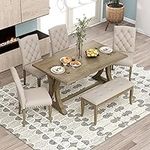 POCIYIHOME Piece Dining Room Set fo
