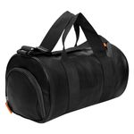 Heart Home Gym Bag|Leather Gym Bag for Man|Sports Gym Bag|Fitness Bag|Gym Bag with Adjustable Strap|Shoe Compartment Gym Bags|Black