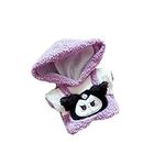 CALEMBOU Plush Doll Clothes, Soft Stuffed Animals Clothes, Cute Animals Plush Hoodie Onesie for 20cm/8inch Soft Dolls Stuffed Animals (Purple clothes-20cm/8)