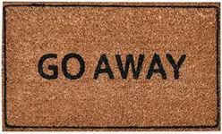 NINAMAR Door Mat Go Away Natural Coir – 29.5 x 17.5 inch