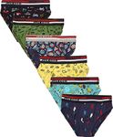 Lux Cozi Boys Outer Elastic Printed Briefs Pack Of 6 (Printed_Oe_55) Multicolour - Cotton 3 Years-4 Years