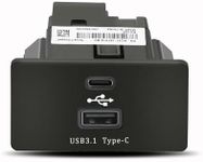 Seekdesi Carplay USB Interface Hub HC3Z-19A387-B-G USB+Type-C Module Compatible with Ford Lincoln SYNC 3 Version 3.4 Support Fast Charging, Fit for Apple Carplay Android