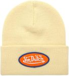 Von Dutch Unisex Cuffed Knit Skull Cap Beanie, Embroidered Logo