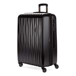SwissGear 7272 Energie Hardside Expandable Luggage with Spinner Wheels, Black, 2-Piece Trunk Set (19/29), 7272 Energie Hardside Expandable Luggage with Spinner Wheels