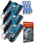 AZDelivery Compatible with ATmega328P CH340 Microcontroller Board 16MHz 5V Compatible with ATmega328, with USB Cable, Compatible with Boards Including E-Book! (Pack of 3)