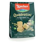 Loacker Quadratin Matcha Wafer Cookies, 220g/7.76oz, Matcha, 220 Grams