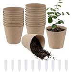 Cosweet 50 Pcs Thickened Peat Pots,