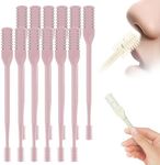 2-in-1 Nasal Hair Cutter, 2025 New Double Sided Nose Hair Knife, Portable Nostril Hair Remover Tool, 360° Rotating Nose Hair Trimmer with Ear Picker for Women and Men (Pink, 12 PCS)