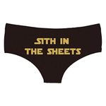 AWESOMETIVITY Funny Underwear for Women - Jedi vs Sith, XS