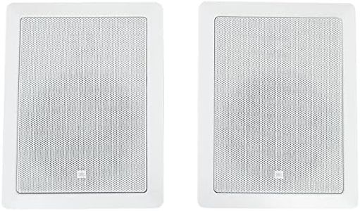 JBL Professional Control 126WT Premium In-Wall Loudspeaker with Transformer Taps Sold as Pair,white