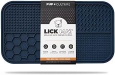 Pup Culture Dog Lick Mat for Dogs, Feeding Pad for Anxious Pets Plus 4 Different Puzzles for Mental Stimulation for Dogs - Supports Mental, Dental, and Digestive Health, Bite Resistant and Heavy Duty