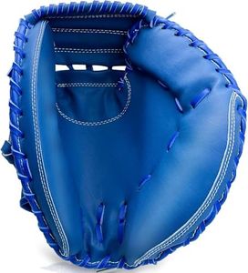 HolyElks Baseball Catcher Glove,Baseball and Softball Catcher's Mitt for Kid Youth Aldult (Blue)