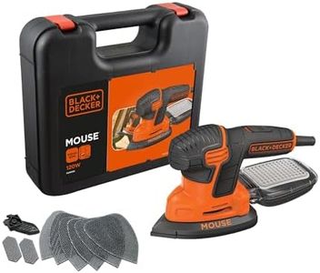 BLACK+DECKER 120W Mouse Sander Kit with Accessories