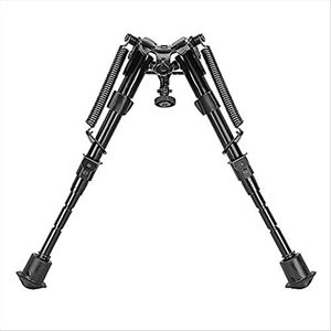 Caldwell XLA Fixed Bipod 13" - 23" with Adjustable Notched Legs and Slim Folding Design for Easy Transport, Rifle Stability, and Target Shooting , Black