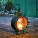 Sport Tent Vintage Candle Lantern, Decorative Lanterns Metal Candle Holder Vintage Garden Ornaments with Glass for Home Indoor Outdoor Party Living Room Balcony,Green