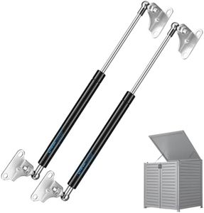 FILFom 15 Inch Gas Struts Shocks Spring, 45Lb/200N Lift Support with L-Type Mounts for Boat Hatches Toolbox Cabinet Door RV Bed Storage Floor, Only Fit 36-50 Lbs Weights, Set of 2