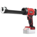 Cordless Caulking Gun, Electric Caulk Gun for Makita 20V/18V Battery with 4 Adjustable Speed & LED Light, Caulking Adhesive Guns for Kitchen Bathroom Window Filling Sealing（Battery Not Included）