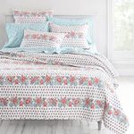 Martha Stewart Quilts Set, Cotton, Multicolor, King