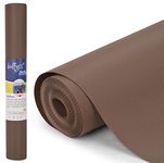 Bulfyss Multipurpose 60cm x 5m Super Strong EVA Anti-Slip Bathroom Kitchen Cabinet Drawer Shelf Mat Liner Sheets Roll, Fridge Mat, Table Mat (60cm X 5 Meters Roll, Dark Brown), Ethylene Vinyl Acetate