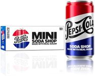 Pepsi Real Sugar Soda, Mini Cans, 7