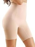momcozy Shapewear for Women, High Waisted Tummy Control Shorts, Faja Body Shaper, Underwear for Postpartum & Daily Dress Nude