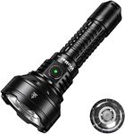 Wurkkos Tactical Flashlight High Lumens TD01 Rechargeable Torch 2000 Lumen, Max 1039 Meters Beam Distance Led Torch, Powerful IP68 Waterproof Flashlight for Camping Hiking(6500K)