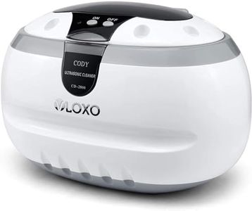 600ml Ultraschallreinigungsgerät-VLOXO Ultraschallreiniger 42kHz Ultraschallgerät für Brille Uhren Schmuck Ohrringe Halsketten Rasierer Zahnprothesen Werkzeuge Kosmetikpinsel 50W Reinigungsbad
