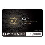 Silicon Power 512GB SSD 3D NAND A58 Performance Boost SATA III 2.5" 7mm (0.28") Internal Solid State Drive (SU512GBSS3A58A25CA)