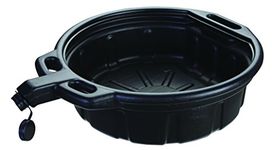 Groz Oil Drain Pan with HDPE Construction | Anti Splash Design | Easy to Pour Spout | Drain Pan for Car, Bikes, Mini Trucks | Capacity- 16 L | ODP/16