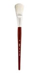 Silver Brush Limited 5519S-1" Silver Mop White Oval Paintbrush for Oil, Acrylic, Watercolour, Pastels, & Charcoal, Size 1 Inch, Short Handle