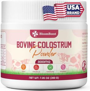 BloomBoost Bovine Colostrum Supplement, 3000mg per Serving, 200 Grams, Gut Health, Brain & Immune Health,Muscle Recovery & Wellness, Grass-Fed Colostrum Powder, Non-GMO, All-Natural