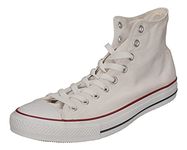 Converse Men's Chuck Taylor All Star Hi-top Low Top Sneakers, Optical White, 17 UK