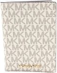 Michael Kors Jet Set Travel Light Cream Travel Passport Wallet, Light Cream Multi, Passport Wallet