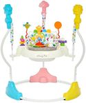 Dream On Me Zany 2-in-1 Activity Center and Bouncer in Star Print