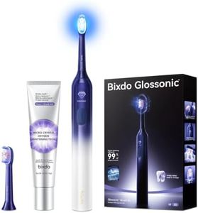 Bixdo Glossonic Brush Air Sonic Electric Toothbrush w/Bluelight Whitening