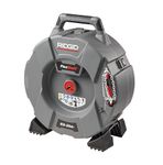 RIDGID FlexShaft K9-204+ Drain Cleaning Machine for 2" to 4" Pipe, Professional Wall-to-Wall Drain Cleaning Machine with 70' of 5/16" FlexShaft Cable