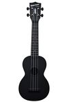 KALA MAKALA WATERMAN SOPRANO UKULELE BLACK SWB-BK