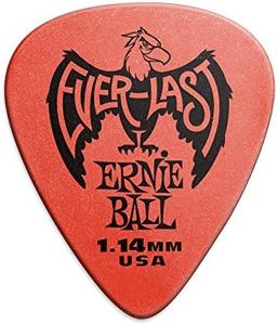 Ernie Ball 1.14mm Red Everlast Picks 12-pack